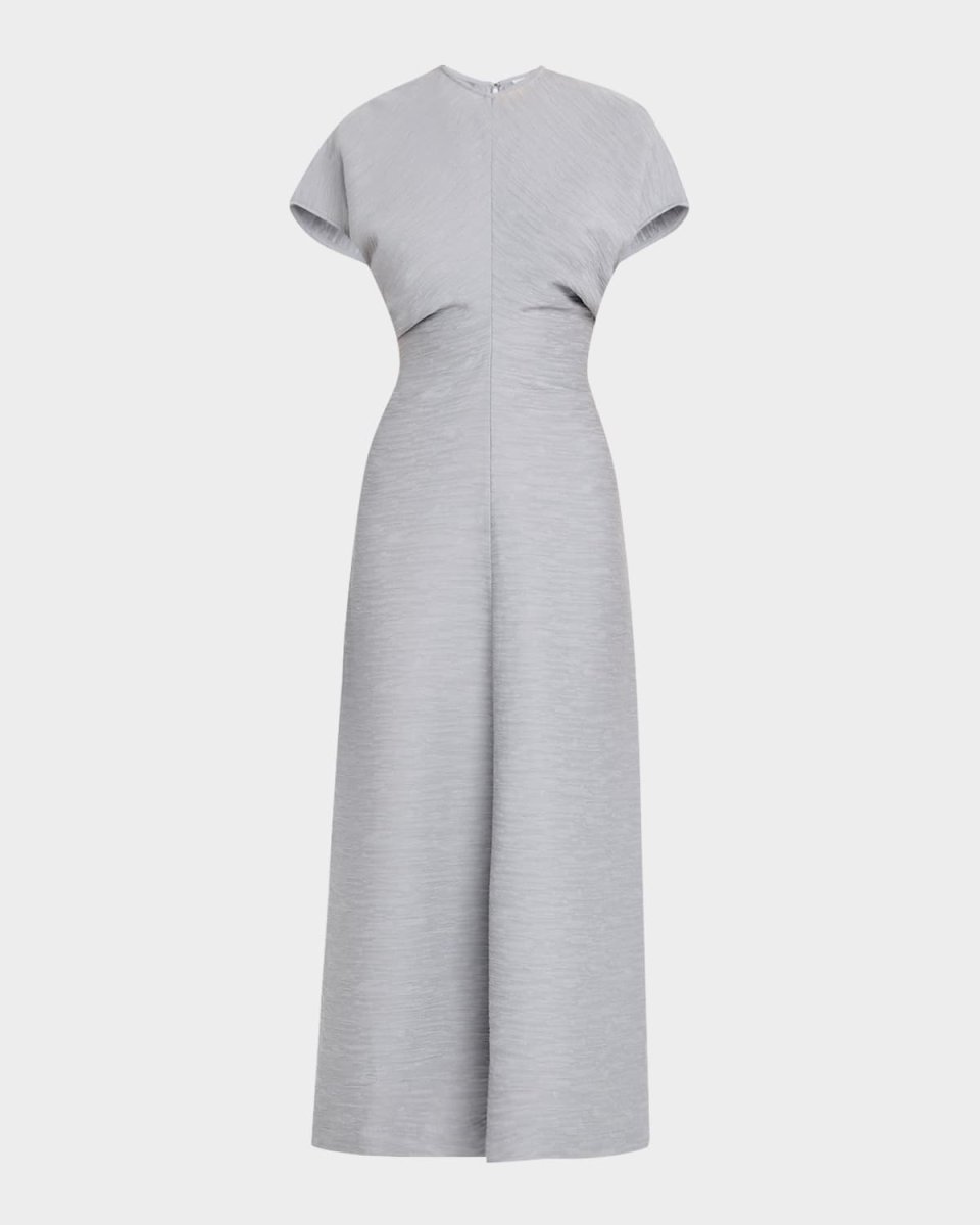 Crinkle Slouch Waist Dress